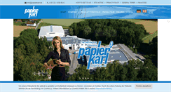 Desktop Screenshot of papierkarl.de